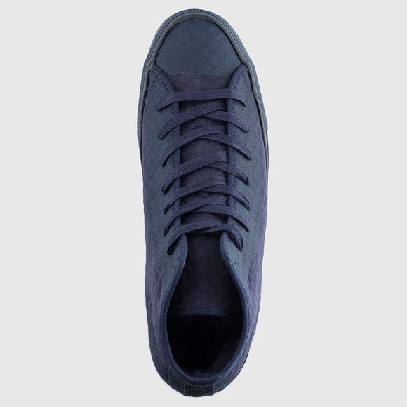 CONVERSE CHUCK TAYLOR HI TOPS NAVY BLUE SHOES - Picture 3 of 4